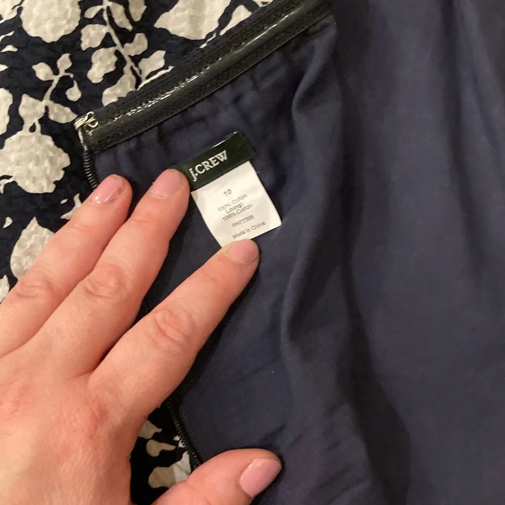 J Crew Strapless Sundress Size 10 ☀️ - Picture 3 of 7